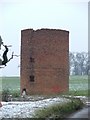 Derelict building - windmill? in SG3 6BP