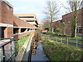 Hines Place Car Park and a stream, Maidenhead in SL6 8AX