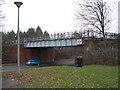 Railway bridge near Debden station in IG10 3TR