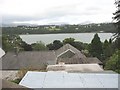 View across rooftops towards the Menai Straits in LL59 5NU