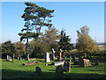 Belstead churchyard, looking northeast in IP8 3JT