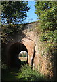 Railway bridge taking footpath under the line to Ipswich in IP2 8NW