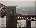 The Forth Bridge swallows train in KY11 1JB