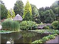 Summerhouse, Pond and Footbridge in Ness Gardens in CH64 4BD