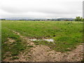 Muddy field next to Stoke Hill crossroads in HR7 4RE