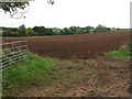 Ploughed field near Halfway House in HR7 4SP