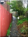 Footpath in the Rain! - Skipton Road in BD21 3EQ
