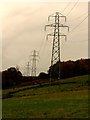 Hillside  pylons in PH10 6SW