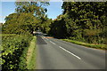 Road to Woodmancote from Southam in GL52 9PU