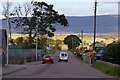 View from Station Road into Fordoun Road, Laurencekirk in AB30 1EY
