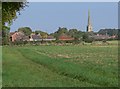 The village of Bottesford, Leicestershire in Bottesford