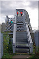 Railway footbridge at Rugby in CV21 1FR
