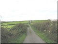 View westwards along the access road from Brynclaf hill in LL65 4RL