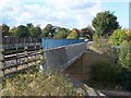Railway bridge over A289 (Yokosuka Way) in ME7 2TY