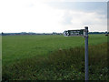 The Great Ouse Way signposted across Port Holme in PE29 3TR