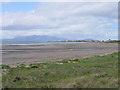 Saltcoats and Arran as seen from the dunes south of Ardeer in KA20 3PL