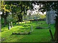 Churchyard and graves, Church of St John the Baptist, France Lynch, Chalford in GL6 8LP