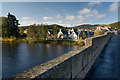 Ballater from the bridge over the River Dee in AB35 5PU