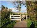 Entrance to new path and cycle track in PO20 7DZ