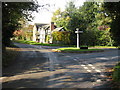Stoke Prior - triangular lane junction, looking west in HR6 0ND
