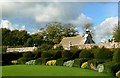 The yew garden, Avebury Manor, Avebury in SN8 1QT