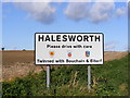 Halesworth Town Sign in IP19 0PJ