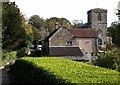 Approaching East Pennard church in BA4 6TX