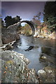 Old bridge, river Dulnain, Carrbridge in PH23 3AB