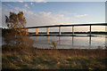 Orwell bridge in evening light in Gainsborough Ward