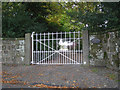 Gateway to Oerley Hall in SY10 7HJ