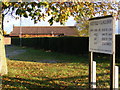 Bredfield Village Hall & Bredfield Village Shop sign in IP13 6BQ