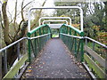 Rickmansworth: Footbridge over the River Colne in WD3 1QP