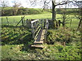 Pennine Way footbridge in BD23 4FA
