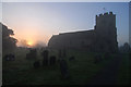 Warbleton Church, Sunrise. in TN21 9AX