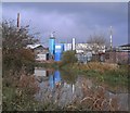Factory along the River Soar in LE3 2EW