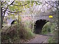 Disused railway viaduct over the River Douglas in WN1 2RZ