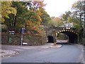 Gathurst railway bridge in WN6 8JB