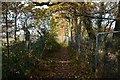 Footpath west of Charterhouse Way in SO30 2LN