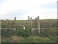 Stile leading to a new, permissable, section of the Anglesey Coastal Path in LL63 5YP
