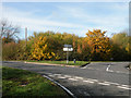 Autumn at the cross-roads in CB23 4JQ