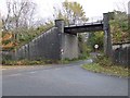 Railway bridge at Brueacre junction in PA18 6BL