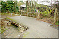 Lane bridge over Gloew brook in LD2 3EE