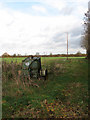Farm trailer beside the path in NR20 4QN