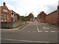 Worksop - Norfolk Street junction with Newcastle Avenue in S80 2HP