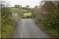 Lane over Rhyd Galed Bridge in LD2 3TN