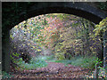 View through the old railway bridge in NR10 4RW