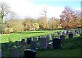 Churchyard, St Peter's Church, Over Wallop in Over Wallop