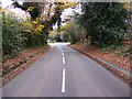 Approaching the A1156 Felixstowe Road on The Street in IP10 0DQ
