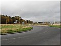Roundabout leading to Hermiston Park & Ride in EH14 4AS