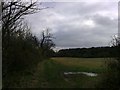 Footpath to Lenborough Woods in MK18 4HF